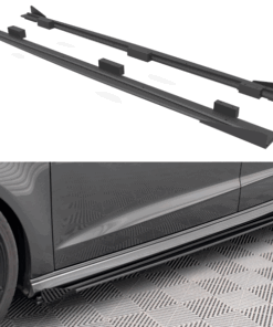 Street Pro Sivuhelman siivekkeet + lipat Audi S3 / A3 S-Line Sportback 8V Facelift