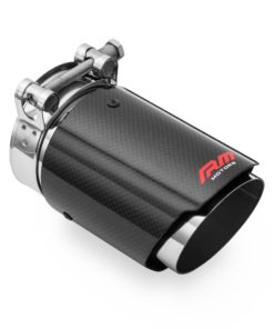 Pakoputken ulostulo 101mm hiilikuituinen, 76mm putkelle (RMT-C101-2/63R)