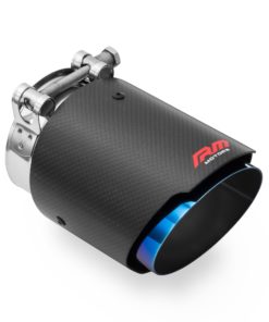 Pakoputken ulostulo 101mm hiilikuituinen, 63mm putkelle (RMT-C101-5/63R)