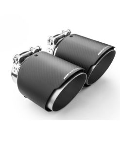 Pakoputken ulostulo 114mm hiilikuituinen, 76mm putkelle (RMT-C114-3/76G)