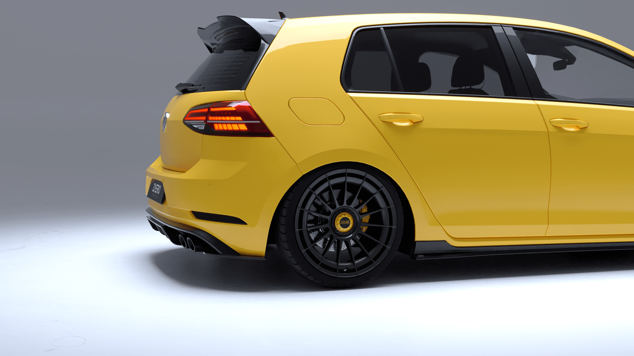 Volkswagen Golf MK7.5 R, Zaero Design EVO-1 takadiffuusori-2